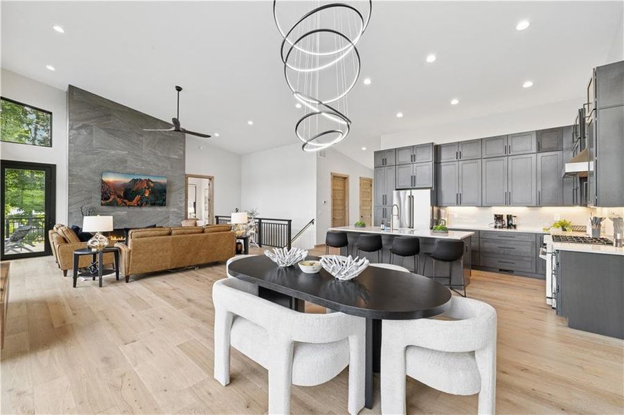 Furnished interior view inside a new home in , Blairsville (Image 29).