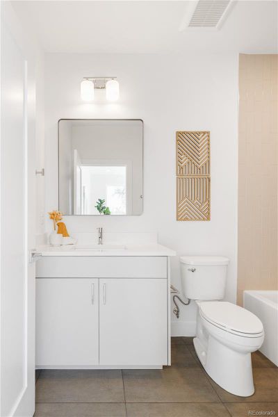 Furnished interior view inside a new home in , Denver (Image 26).