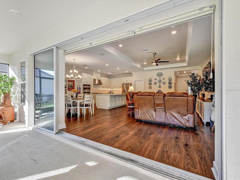 Furnished interior view inside a new home in , Wesley Chapel (Image 54).