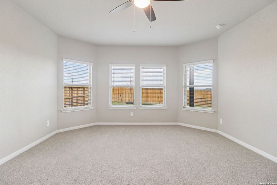 Spacious, unfurnished interior of a new home in Legendary Trails - Premier Series, Cibolo (Image 35).