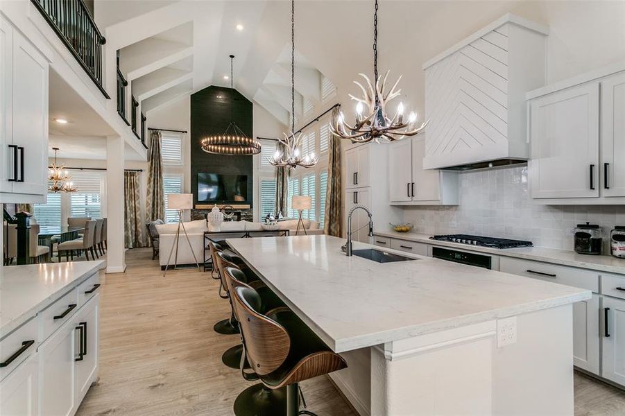 Furnished interior view inside a new home in Grand Braniff Park, Irving (Image 4).