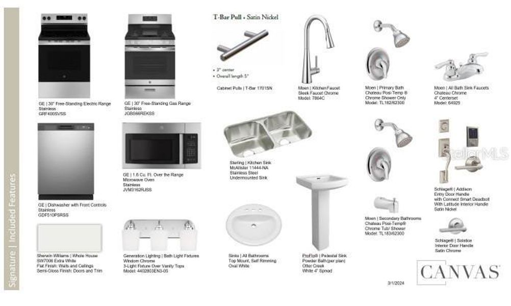 Sample of building materials used in homes in The Townhomes at Skye Ranch, Sarasota (Image 19).
