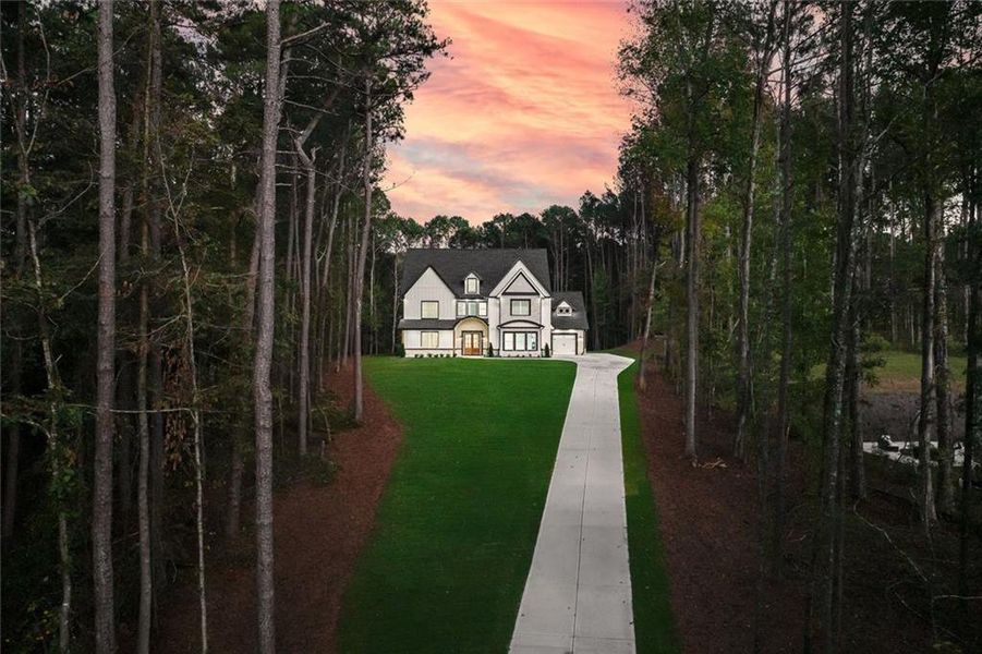 Front exterior of a new home in , Winder, GA, highlighting curb appeal (Image 36).