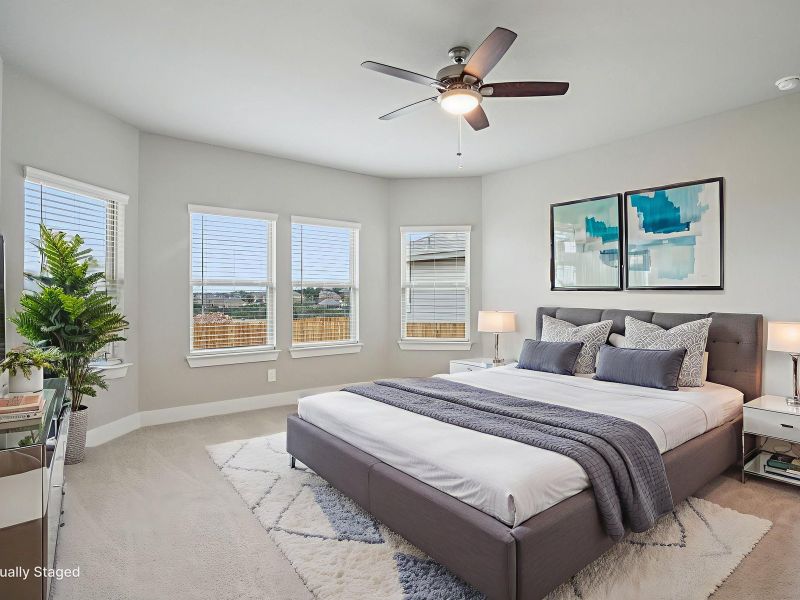 Furnished interior view inside a new home in Lark Canyon, New Braunfels (Image 8).