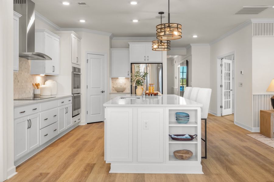 Representative furnished interior of a home built from the The Seashore by Chesapeake Homes in Traditions at Carolina Forest, Myrtle Beach (Image 6). Representative furnished interior of a home built from the The Seashore by Chesapeake Homes in Traditions at Carolina Forest, Myrtle Beach (Image 6).