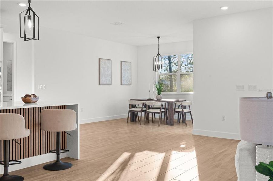 Furnished interior view inside a new home in , Orlando (Image 18).