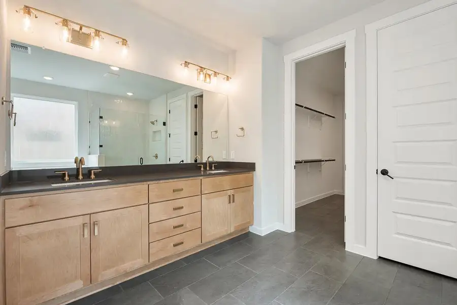 Furnished interior view inside a new home in Park Collection At Wolf Ranch, Georgetown (Image 5).