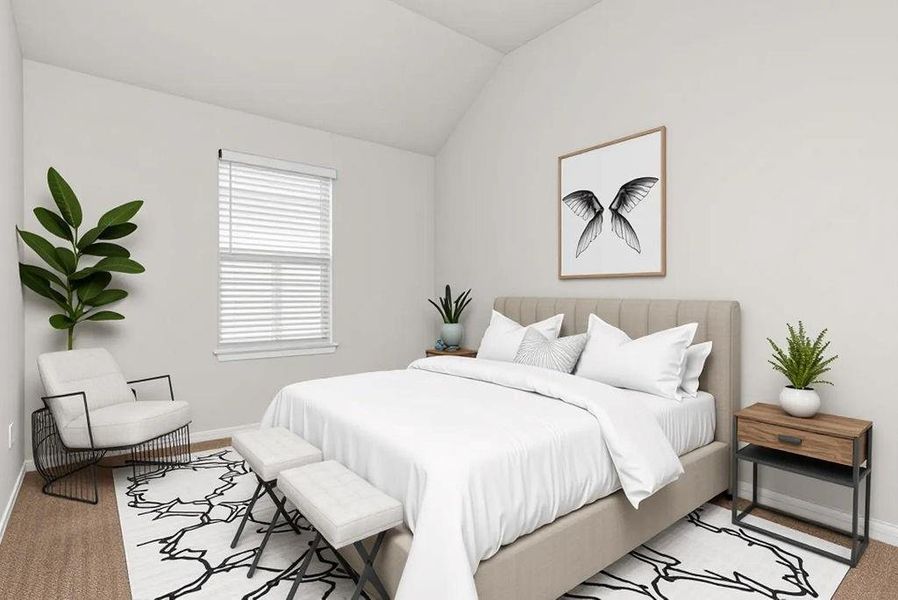 Furnished interior view inside a new home in Summer Crest, Fort Worth (Image 8).