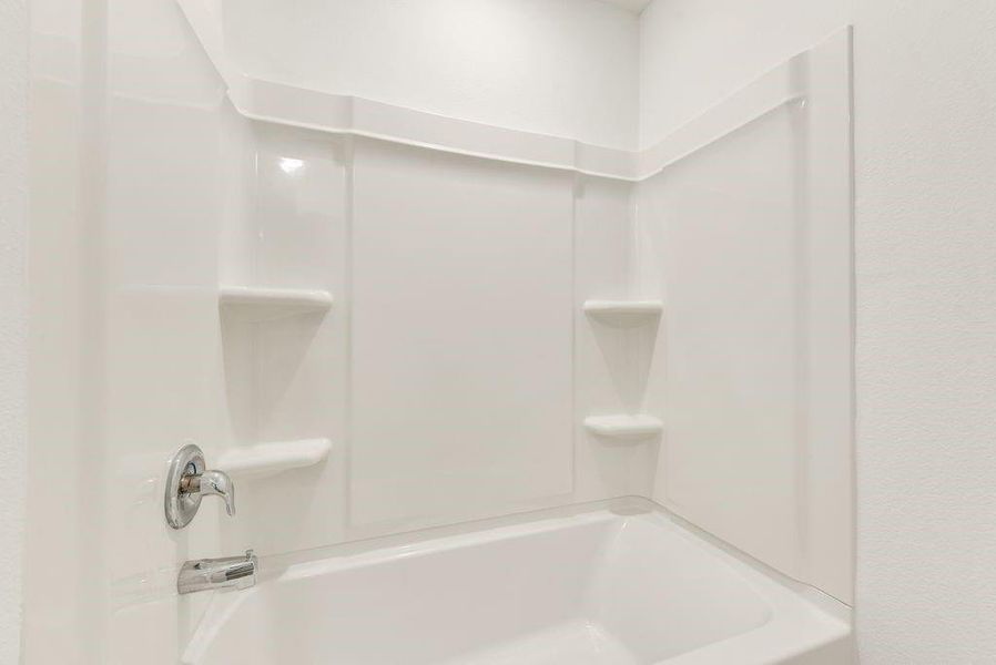 Bathroom with washtub / shower combination