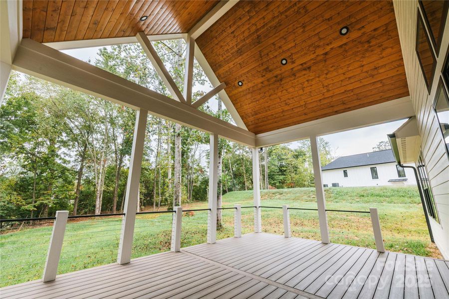 Exterior details and patio area of a home in , Candler (Image 3). Exterior details and patio area of a home in , Candler (Image 3).