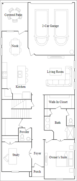 Image 25 representing the Odessa by Lennar in Wildflower Ranch: Lonestar Collection, Fort Worth, TX.