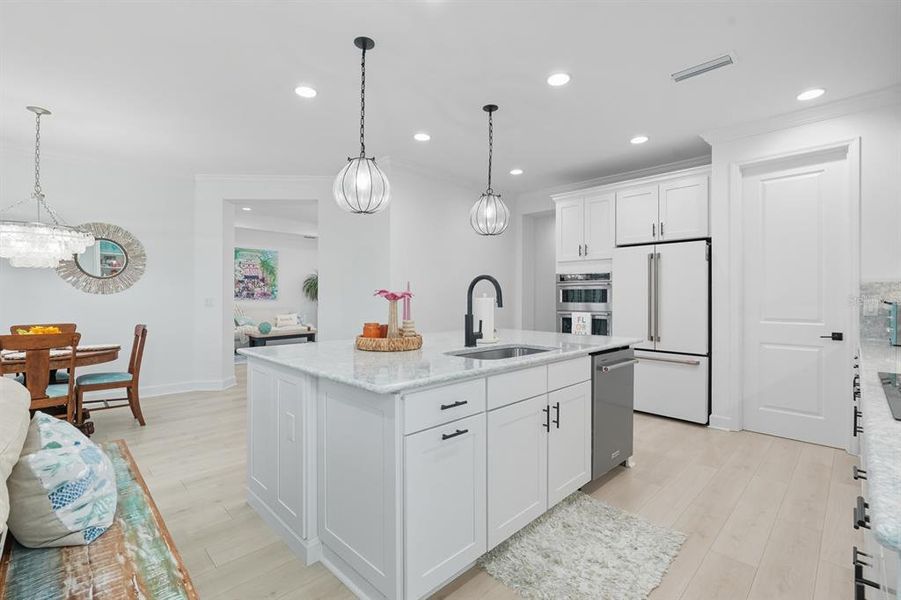 Furnished interior view inside a new home in , Daytona Beach (Image 46).