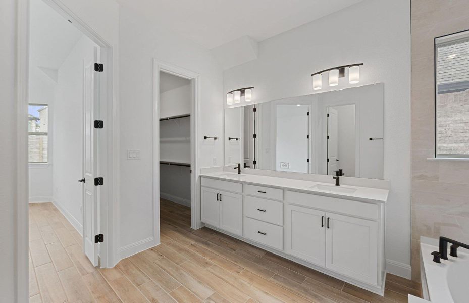 Furnished interior view inside a new home in Bluffview Reserve, Leander (Image 5).