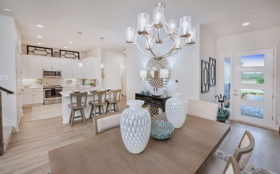 Furnished interior view inside a new home in Woodhaven, Port Orange (Image 31).