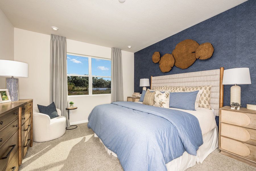 Representative furnished interior of a home built from the Brookstone by Mattamy Homes in Sanderling, Palmetto (Image 11).