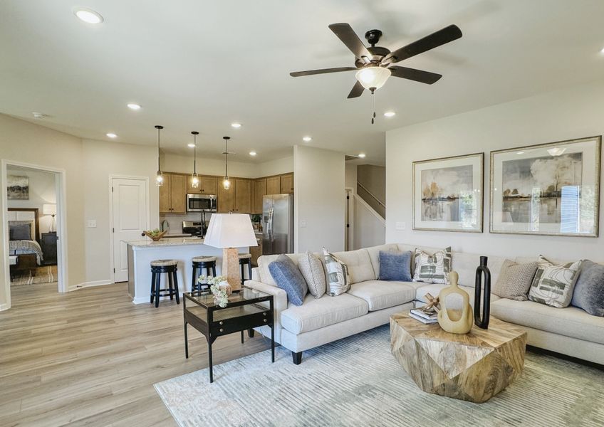 Furnished interior view inside a new home in Jackson Hills, Clarksville (Image 11).