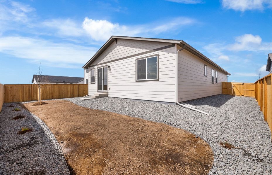 Exterior details and patio area of a home in Wolf Creek Run West, Strasburg (Image 22).