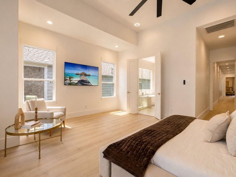 Furnished interior view inside a new home in , Houston (Image 15).