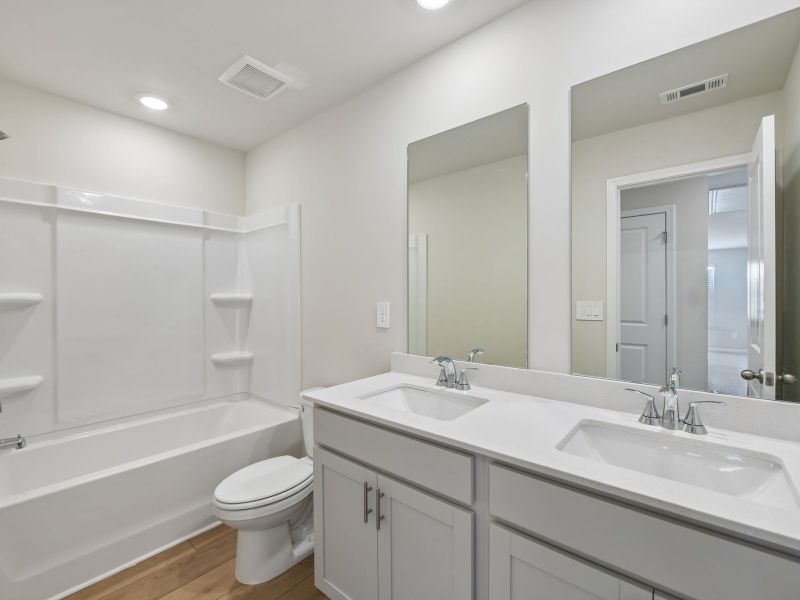 Furnished interior view inside a new home in Preserve at Mountain Creek, Pendergrass (Image 13).