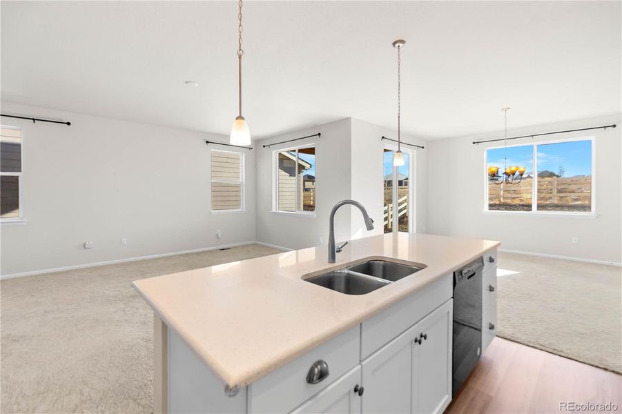 Furnished interior view inside a new home in , Castle Rock (Image 5).