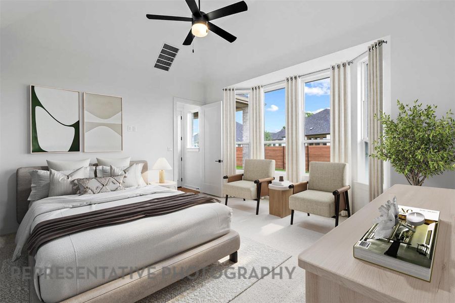 Furnished interior view inside a new home in Broken Oak, Georgetown (Image 15).