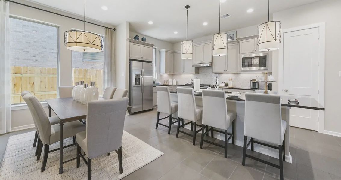 Representative furnished interior of a home built from the Medina by Chesmar Homes in Jordan Ranch 55's, Fulshear (Image 6).