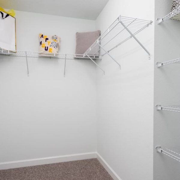 Rio owner's suite closet