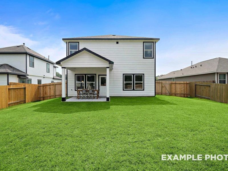 Exterior details and patio area of a home in Caney Creek Place, Conroe (Image 21). Exterior details and patio area of a home in Caney Creek Place, Conroe (Image 21).