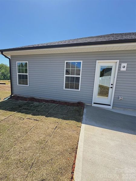 Exterior details and patio area of a home in Kerns Ridge, Salisbury (Image 3).