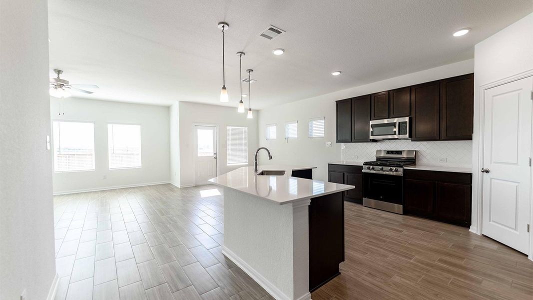 Furnished interior view inside a new home in Briarwood, Elgin (Image 9).