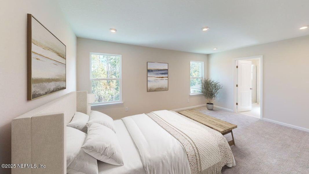 Furnished interior view inside a new home in RiverTown - Forest, St. Johns (Image 8).