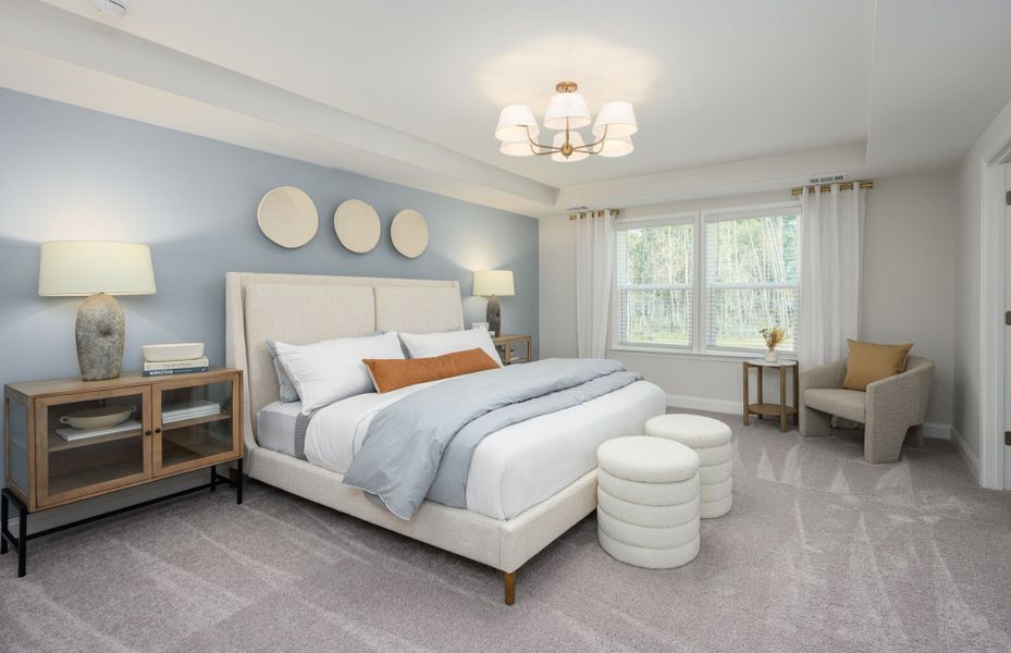 Furnished interior view inside a new home in Waterways, Richmond Hill (Image 10).