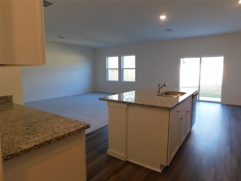 Furnished interior view inside a new home in Royal Pines, Porter (Image 4).