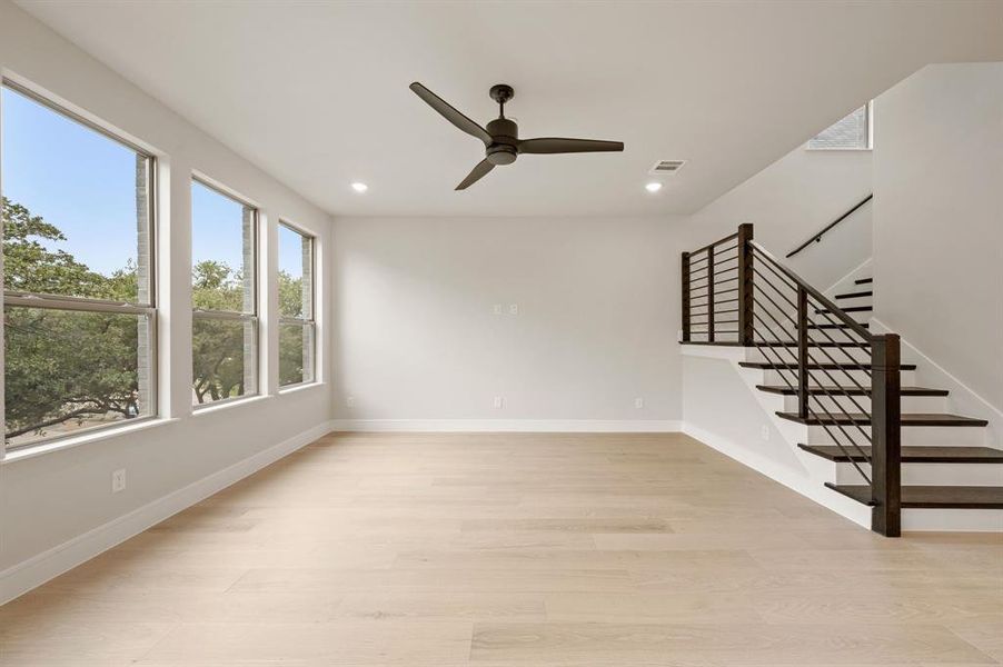 Beautifully appointed living spaces are a signature design element in our Palmer End plan.