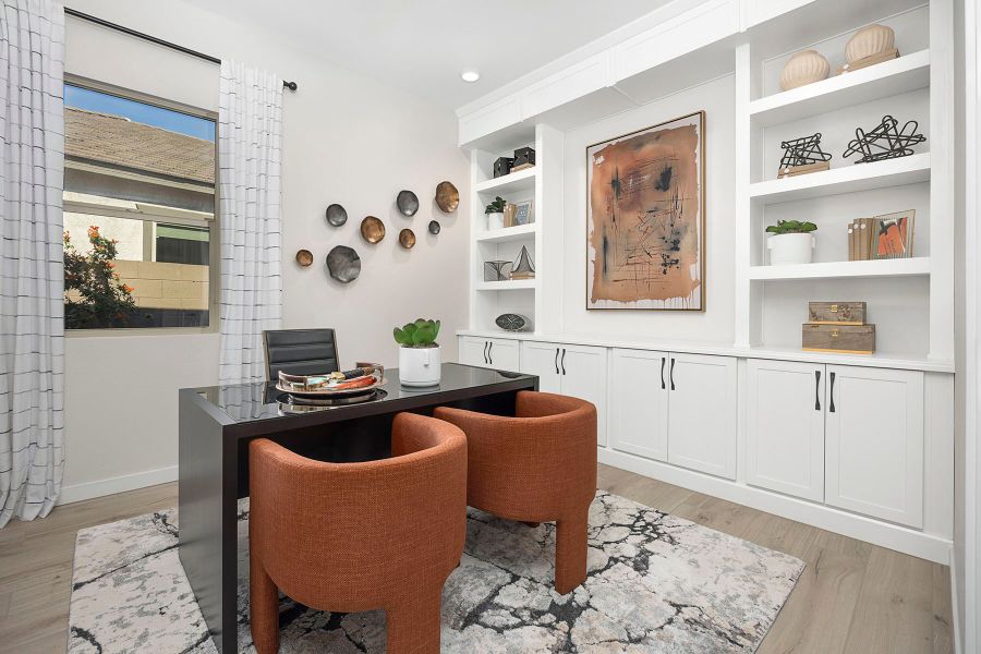 Representative furnished interior of a home built from the Burgundy by Mattamy Homes in White Tank Vistas, Waddell (Image 13).