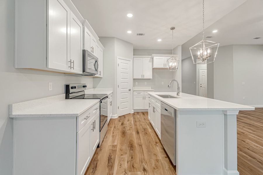 Furnished interior view inside a new home in Oak Hollow, Crestview (Image 4). Furnished interior view inside a new home in Oak Hollow, Crestview (Image 4).