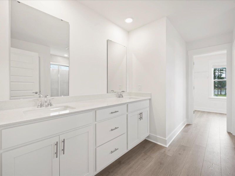 Furnished interior view inside a new home in The Coves at Lakes of Cane Bay, Summerville (Image 6).