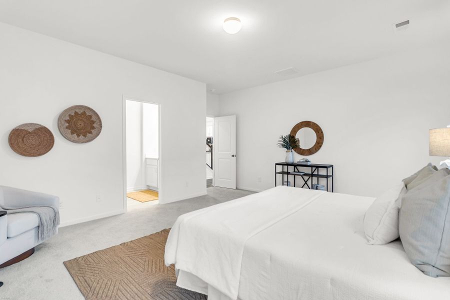 Furnished interior view inside a new home in Homecoming, Ravenel (Image 23).