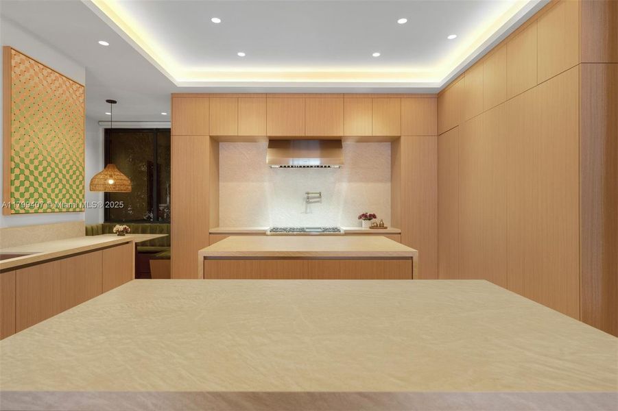 Furnished interior view inside a new home in , Miami (Image 44).