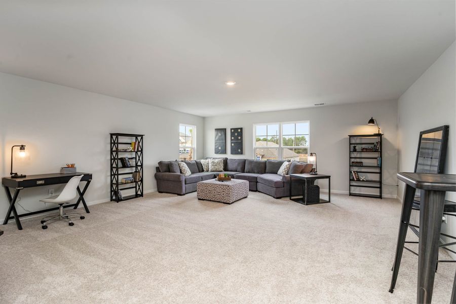 Representative furnished interior of a home built from the TILLMAN by D.R. Horton in Brunswick Plantation, Calabash (Image 17).