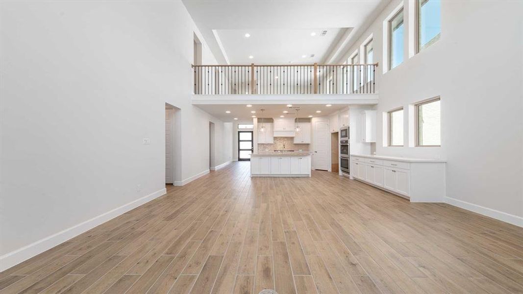 Spacious, unfurnished interior of a new home in The Heights At Uptown Celina 50', Celina (Image 22). Spacious, unfurnished interior of a new home in The Heights At Uptown Celina 50', Celina (Image 22).