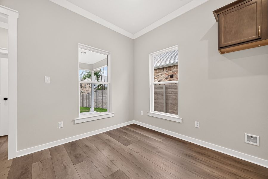 Spacious, unfurnished interior of a new home in Two Step Farm, Montgomery (Image 22). Spacious, unfurnished interior of a new home in Two Step Farm, Montgomery (Image 22).
