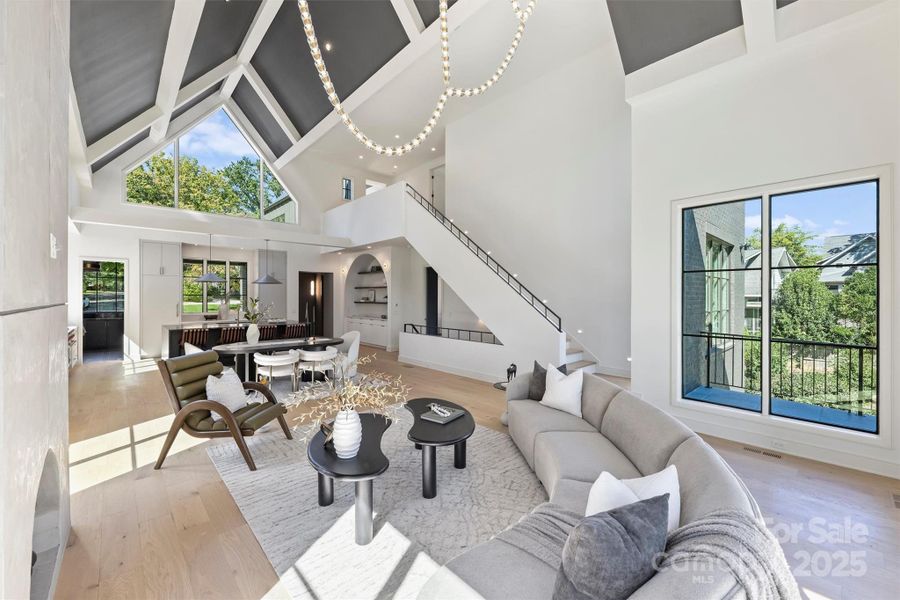 Furnished interior view inside a new home in , Charlotte (Image 11).