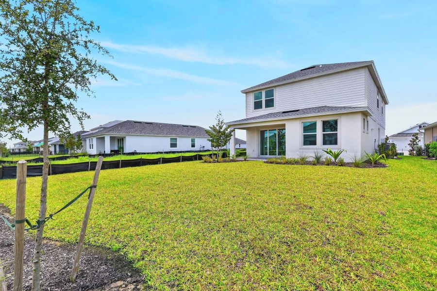 Exterior details and patio area of a home in The Sanctuary – Coastal Collection, Punta Gorda (Image 25). Exterior details and patio area of a home in The Sanctuary – Coastal Collection, Punta Gorda (Image 25).