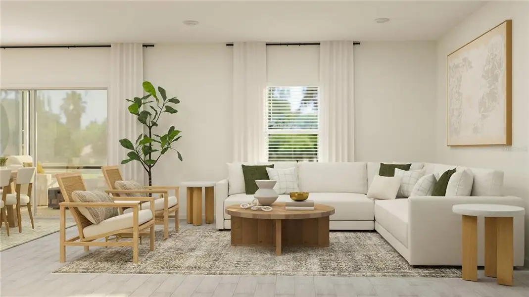 Furnished interior view inside a new home in Trailhead Landing, Alachua (Image 9).