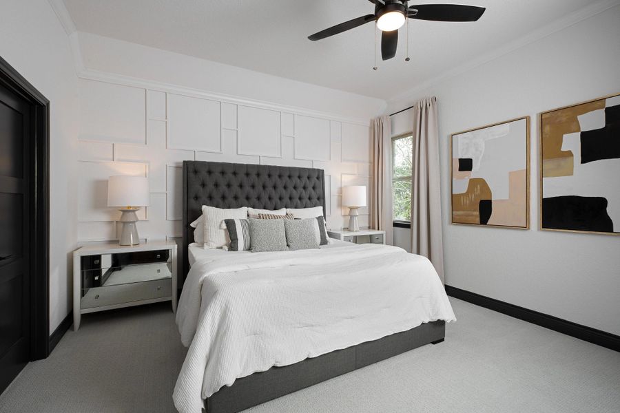 Representative furnished interior of a home built from the Alexander II by Ashton Woods in Megan's Landing, Castroville (Image 7).