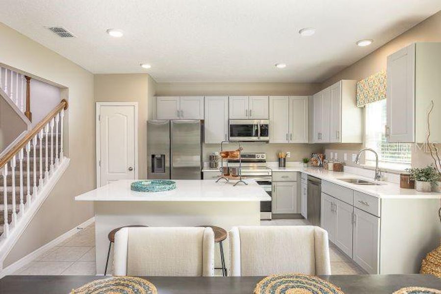 Furnished interior view inside a new home in Benton Hills, Brooksville (Image 13). Furnished interior view inside a new home in Benton Hills, Brooksville (Image 13).