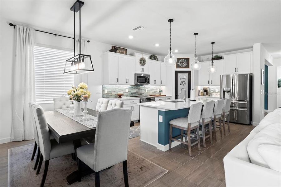 Furnished interior view inside a new home in Angeline Active Adult: Active Adult Manors, Land O' Lakes (Image 15). Furnished interior view inside a new home in Angeline Active Adult: Active Adult Manors, Land O' Lakes (Image 15).