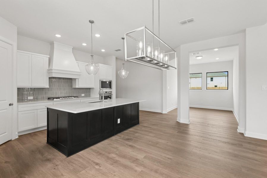 Furnished interior view inside a new home in ARTAVIA 45' Homesites, Conroe (Image 12).