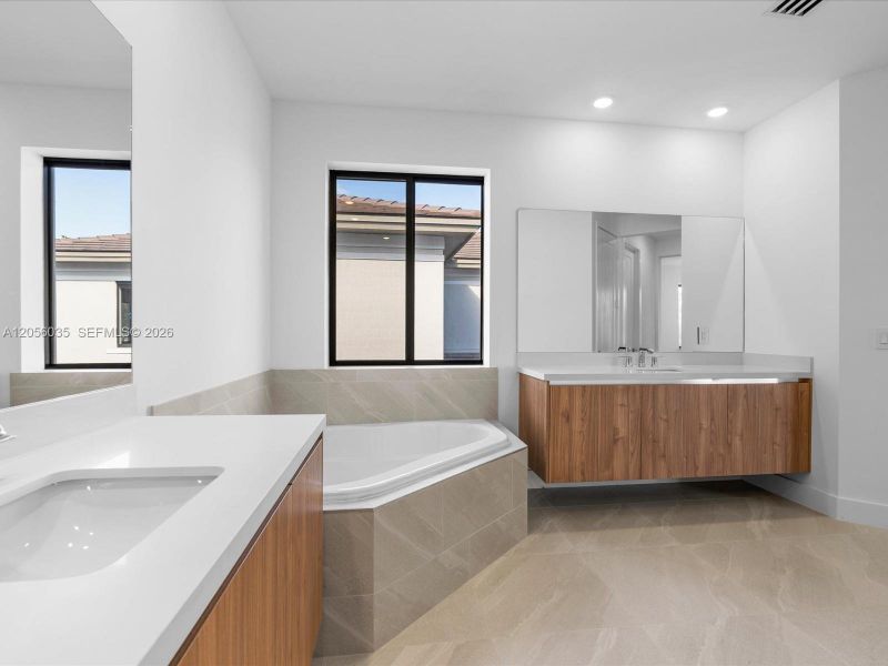 Furnished interior view inside a new home in , Miami (Image 48). Furnished interior view inside a new home in , Miami (Image 48).